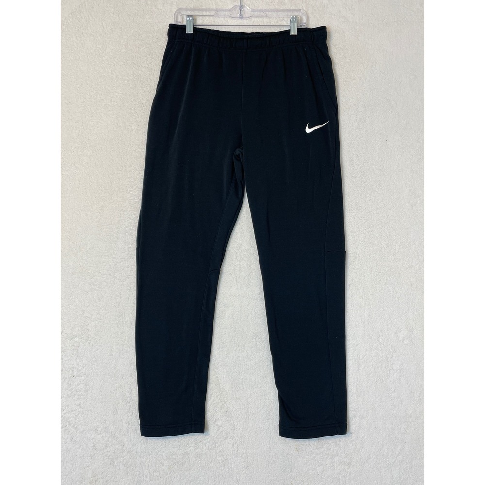 Nike Dri-FIT Mens Training Pants Black Joggers Large AF68